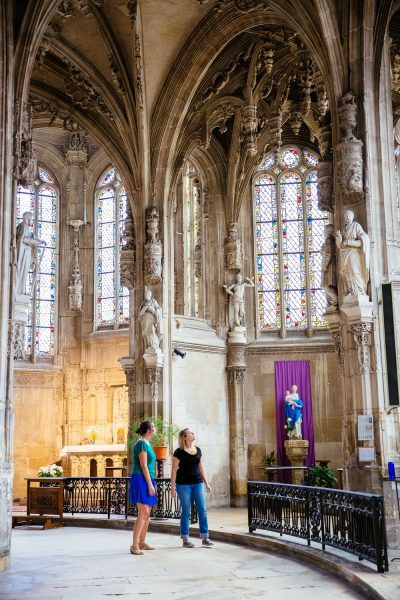 Chapelle de la Vierge dans l'église St Pierre à Caen