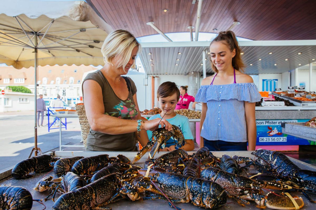 Marché aux poissons de Ouistreham