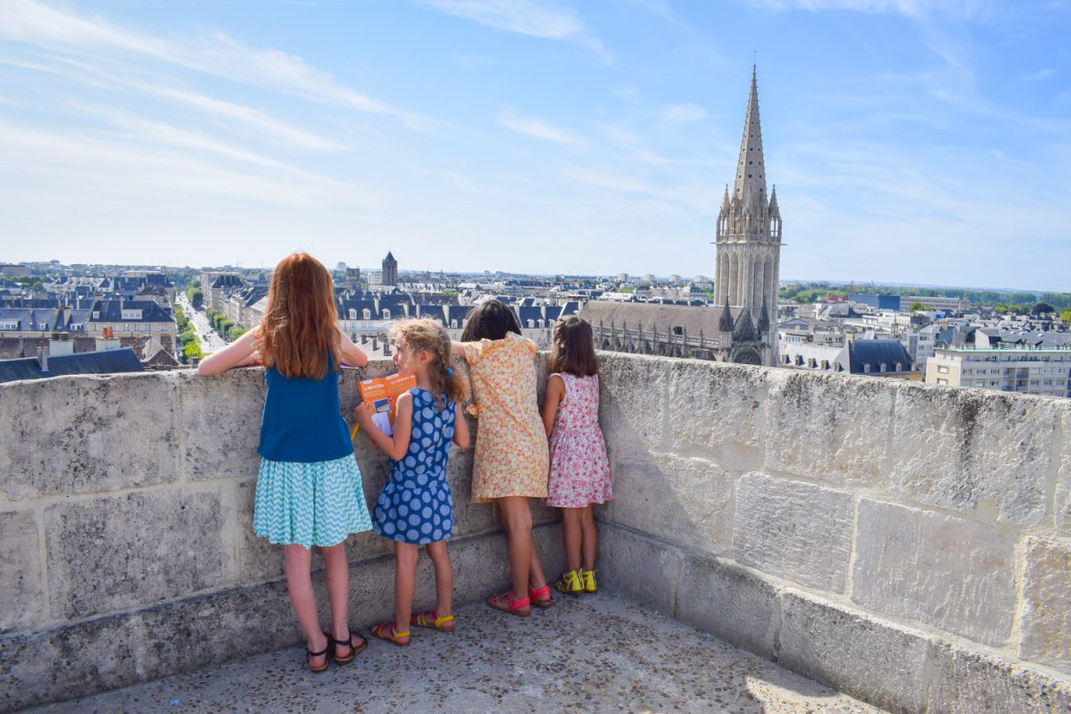 Visite en famille du Château de Caen