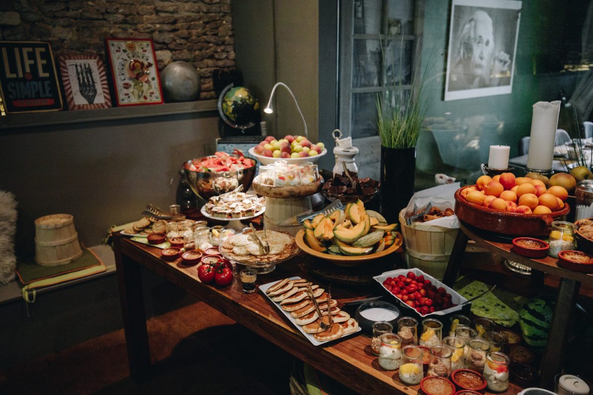 Buffet du brunch à la ferme de Billy - Rots