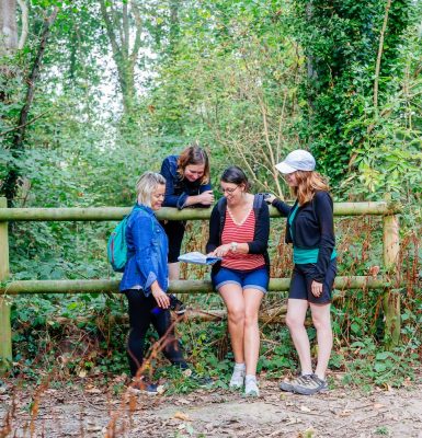 Nature at the edge of town in Caen-La-Mer