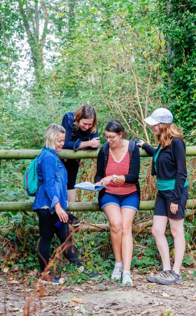 Nature at the edge of town in Caen-La-Mer
