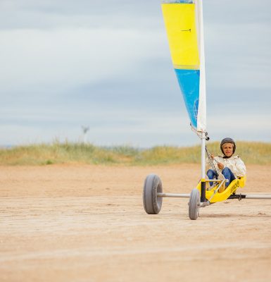 We Tested Sand Yachting In Ouistreham !