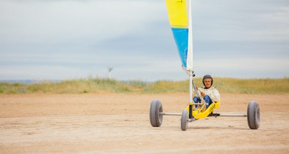 We Tested Sand Yachting In Ouistreham !