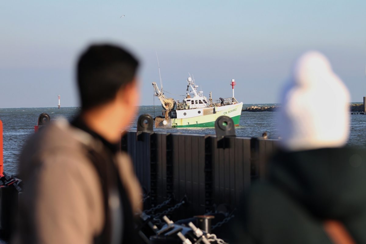 Fishing boat in Ouistreham