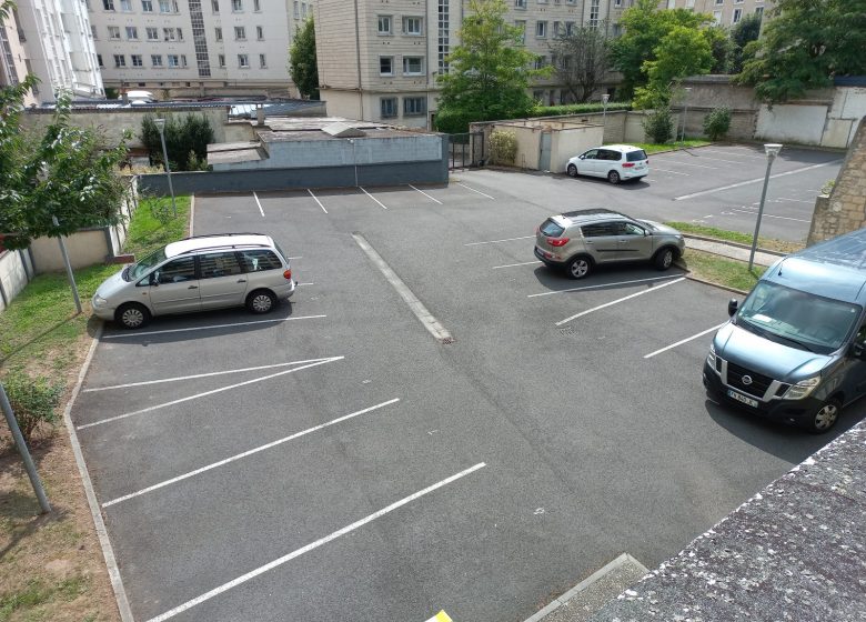Parking de la Résidence City'O à Caen en Normandie
