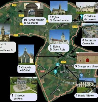 Circuit en autonomie : parcours patrimonial à Rots, Lasson et Secqueville-en-Bessin | Journées du Patrimoine
