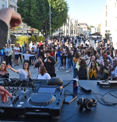 Electro music festival in Caen