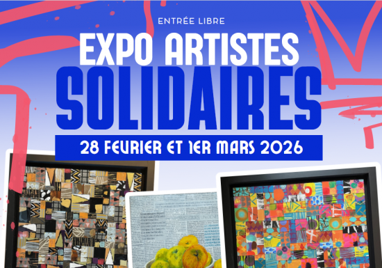 Affiche artistes solidaires 2026