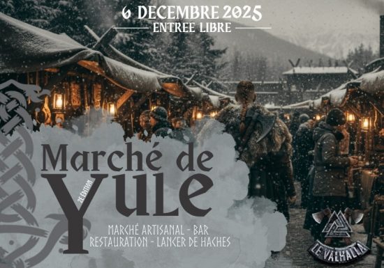 Affiche_officielle_Marché de Yule_6 décembre 2025_Le Valhalla_bar_Caen_viking_artisanat (web)
