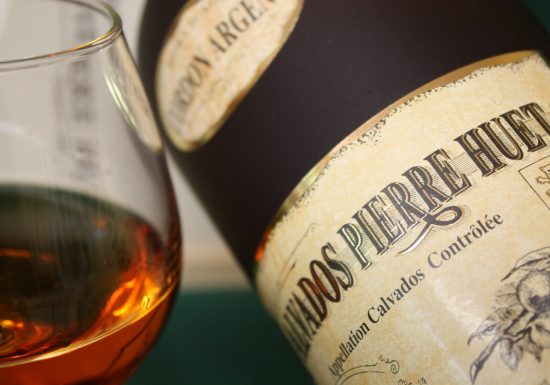 Bouteilles – Etiquette Calvados Pierre HUET