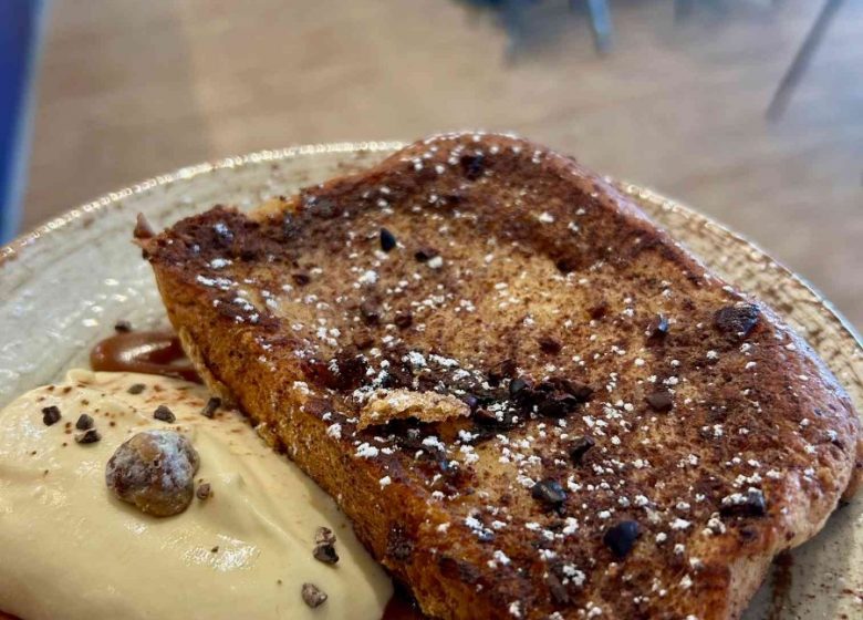 Brioche perdue et crème vanille