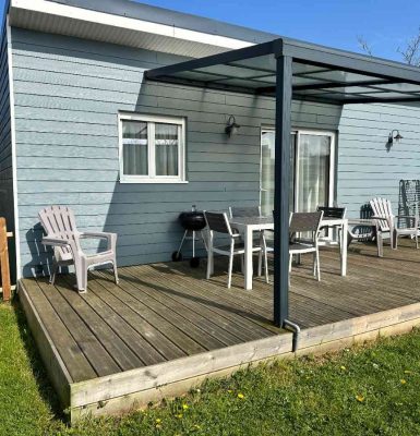 Cottage III – Chalet tout confort proche plages du Débarquement avec accès parc aquatique