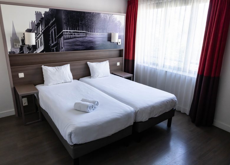 Chambre Twin de l'appartement 4 personnes