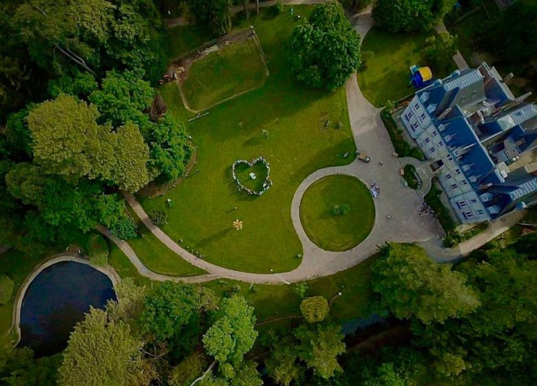 Château vu de drone