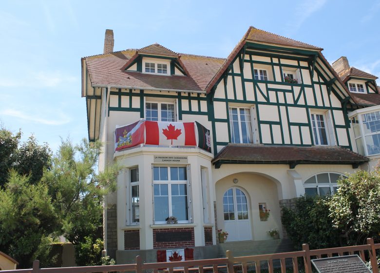 La maison canadienne ou Canada house à Juno Beach