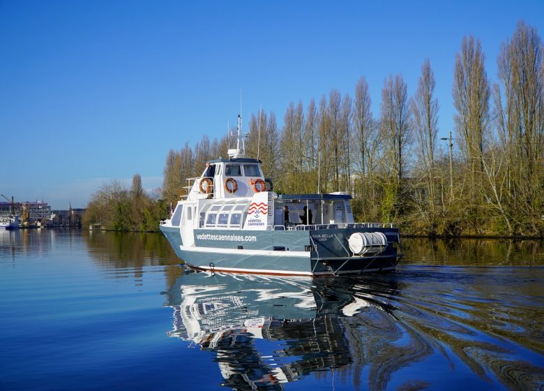 Balade sur le canal de Caen à la mer en Normandie avec les Vedettes Caennaises
