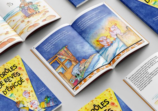 Mock Up livre Les drôles de rêves d’Épicoé