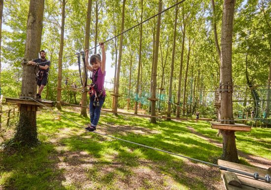 Parcours orange pont de singe