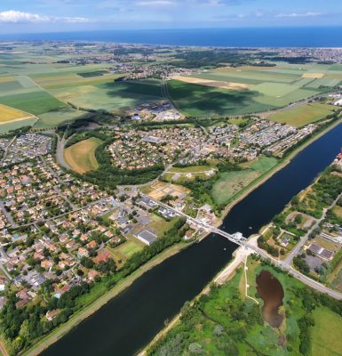 Helicopter Flight Over The D-Day Landing Beaches