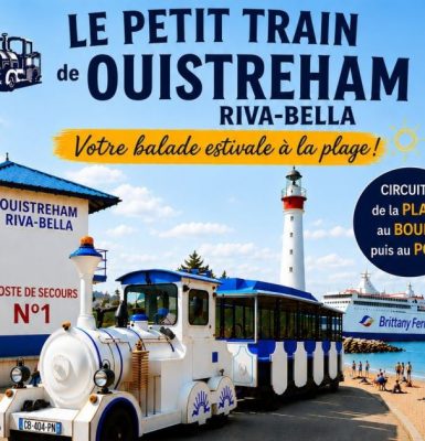 Petit train touristique de Ouistreham Riva-Bella