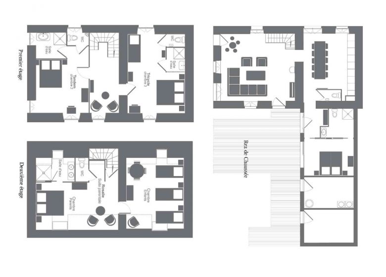 plan du gîte