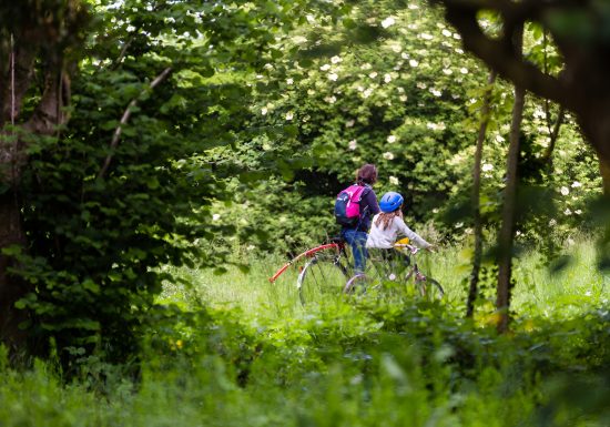 Promenade à vélo au marais de l’Orne et de la Noë. / © Thierry Houyel